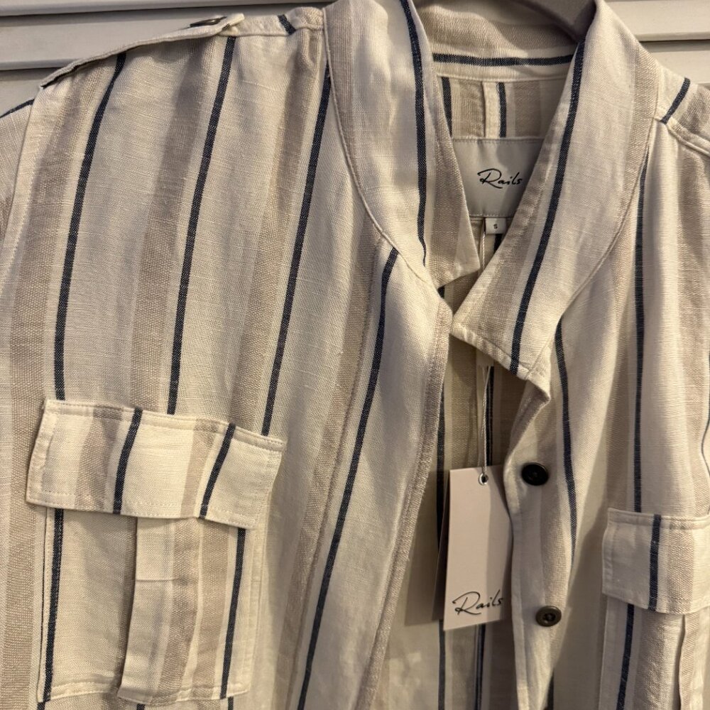 NWT Rails Striped Jacket - Picture 3 of 6